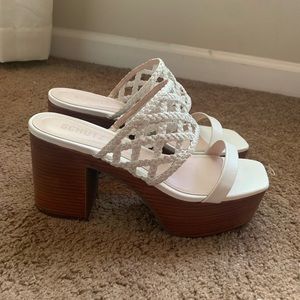 SCHUTZ Rinna Mule in White